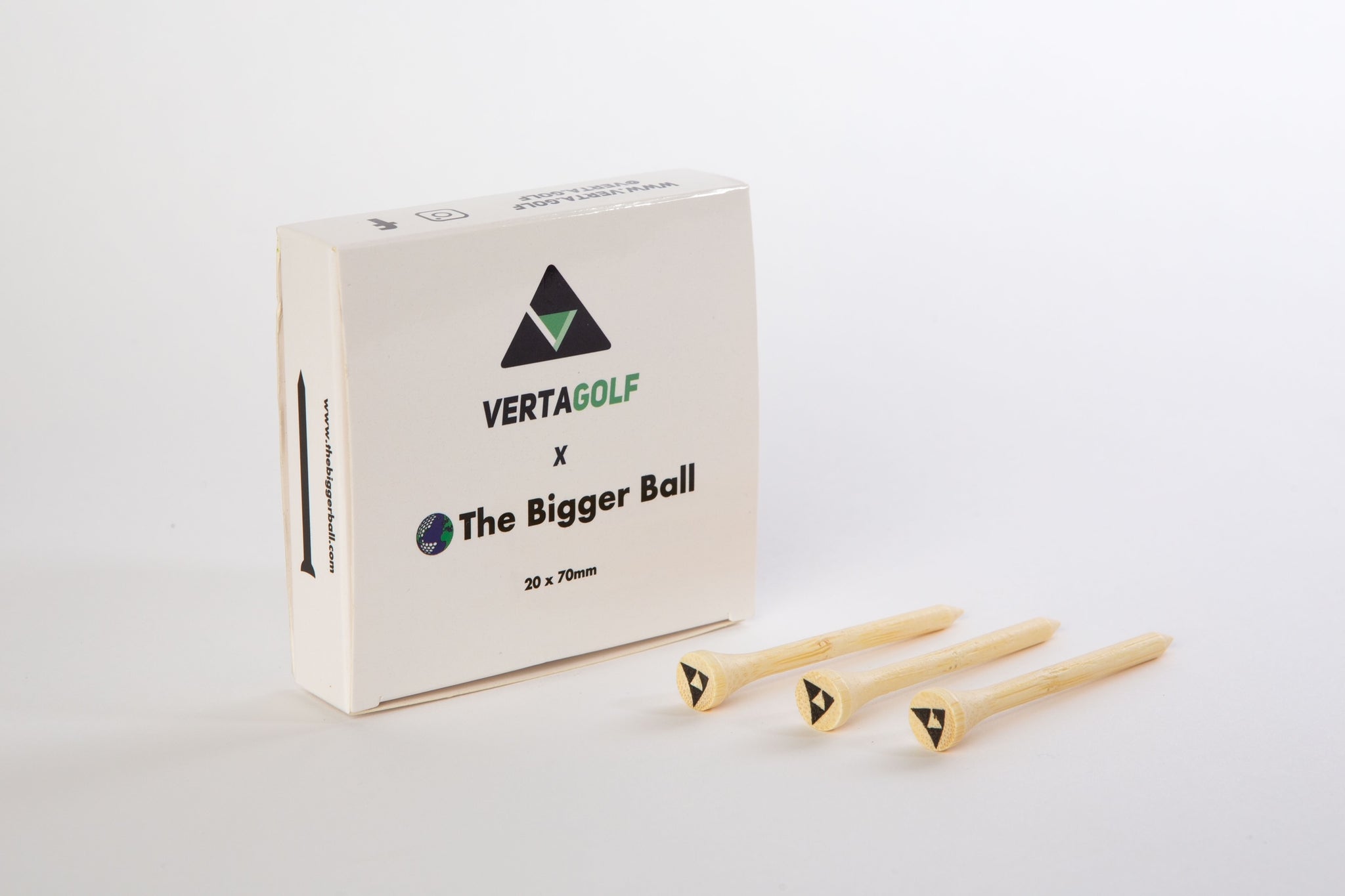 Bamboo Golf Tees - Pack of 20 tees